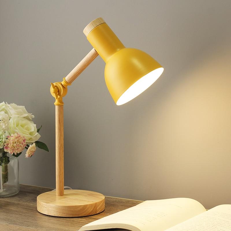 Luvo | Scandinavian Wooden Table Lamp – Foldable and Adjustable Design