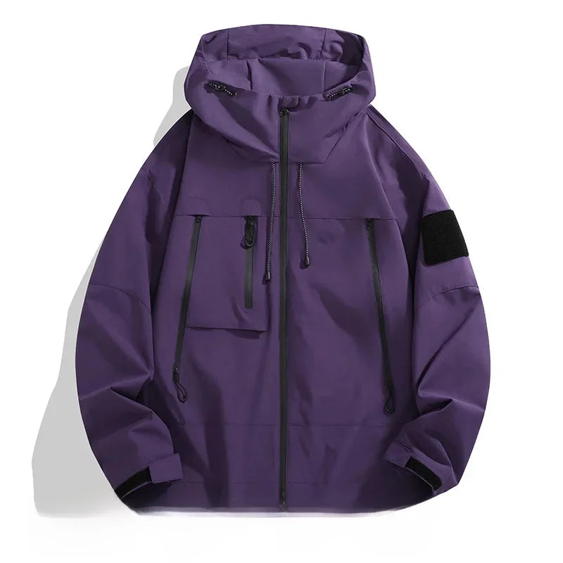 Luvo | Veste Softshell Moderne pour Homme – Avec Capuche