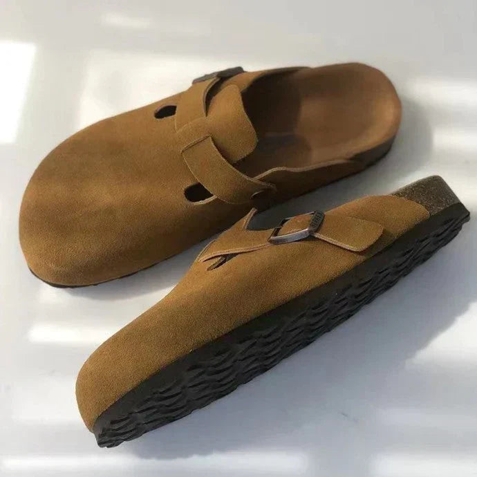 Luvo | Sandales Boston en Cuir Premium Unisexe – Style et Qualité Réunis