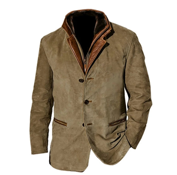 Luvo | Doudoune pour Homme – Avec Boutons et Vintage