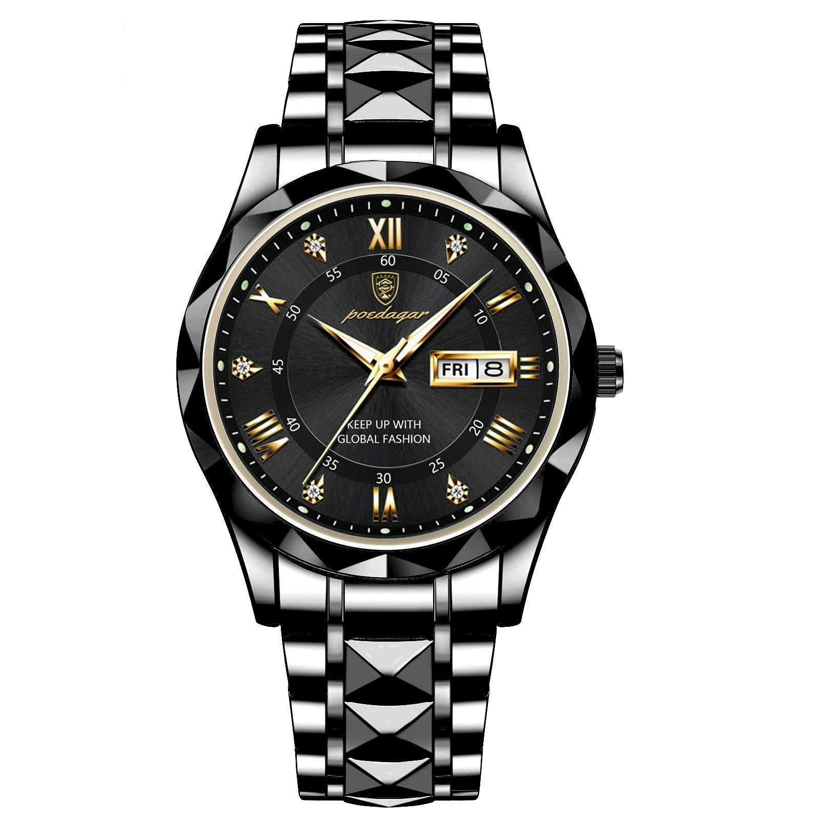 Luvo | Montre Homme Élégante en Acier Inoxydable
