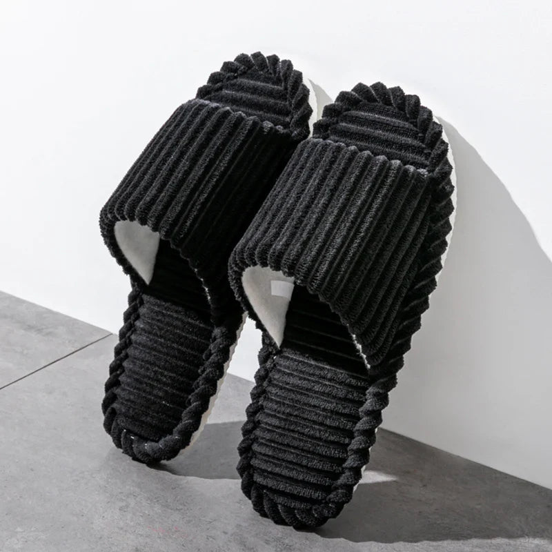 Luvo | Unisex Open Toe Slippers – Interior