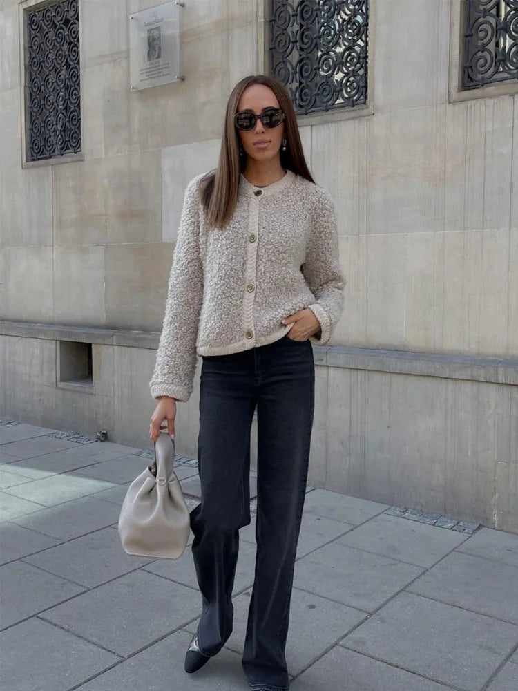 Luvo | Manteau Teddy Élégant pour Femme – Style Décontracté
