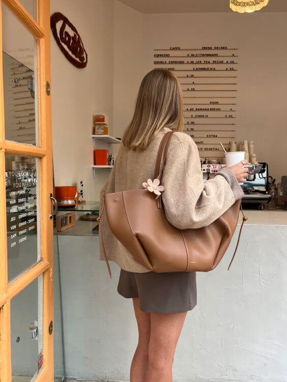 Luvo | Sac Tote Vintage pour Femme | Sac à Épaule en Cuir