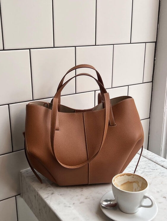 Luvo | Sac Tote Vintage pour Femme | Sac à Épaule en Cuir
