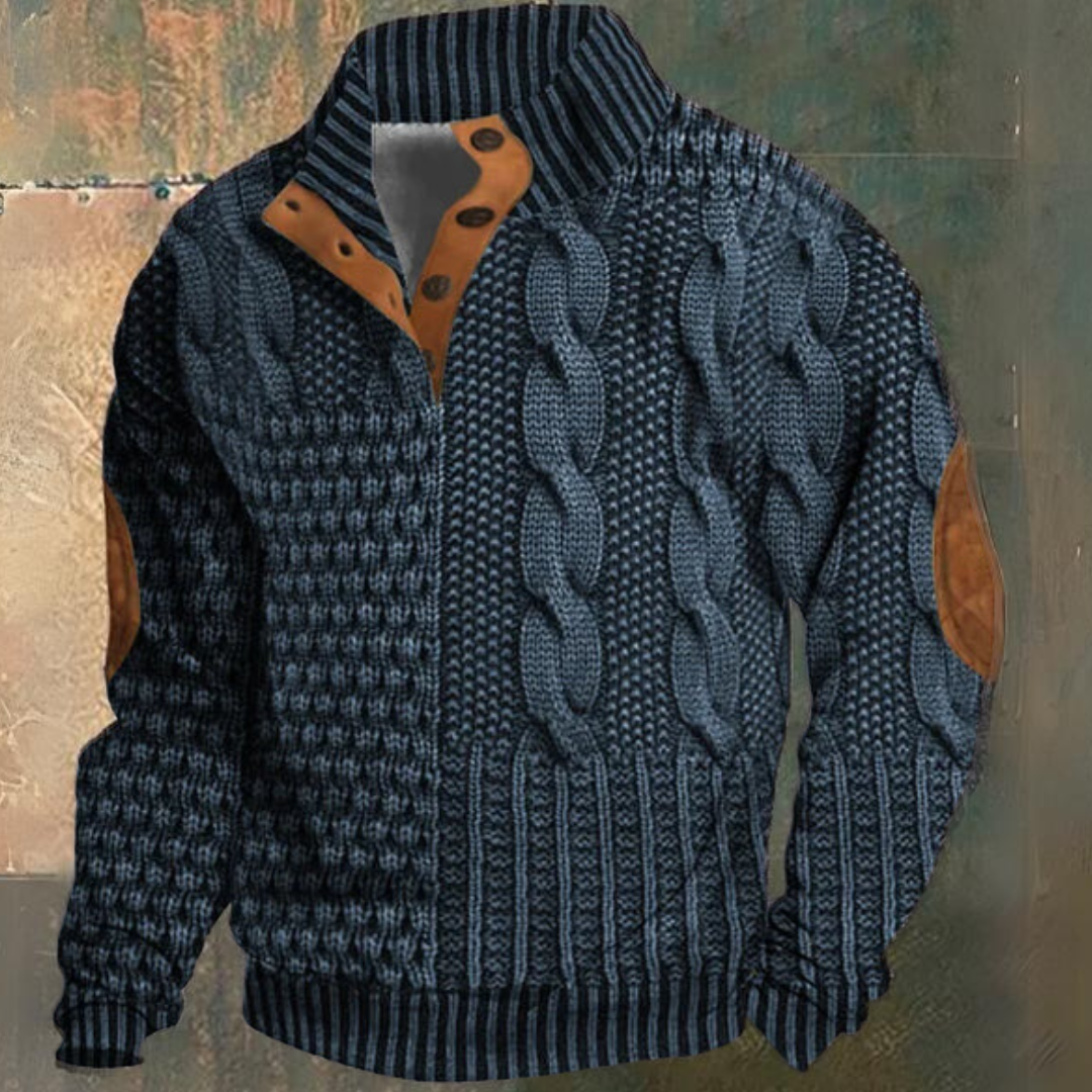 Luvo | Pull pour Homme – Maille Épaisse à Manches Longues