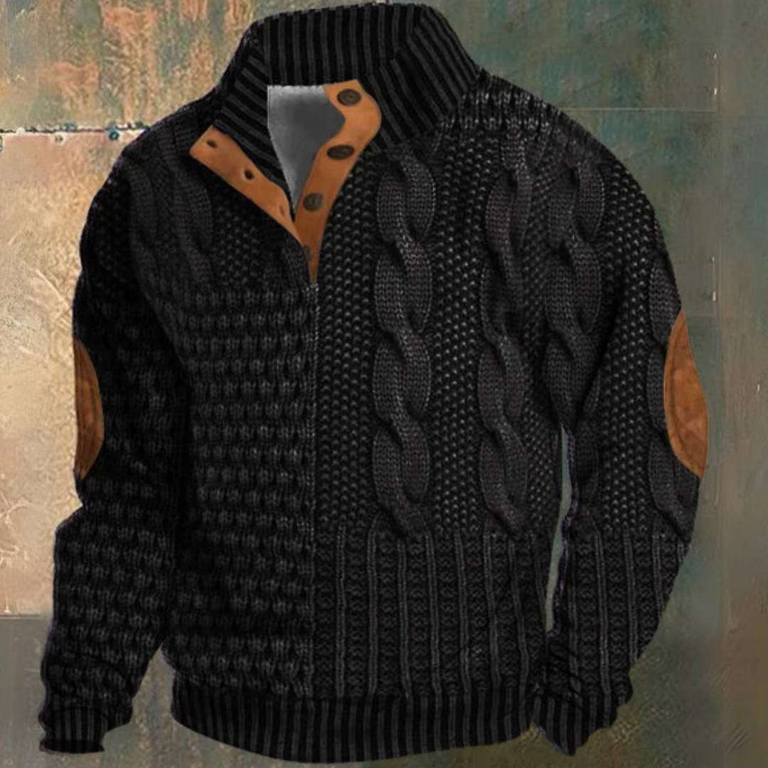 Luvo | Pull pour Homme – Maille Épaisse à Manches Longues