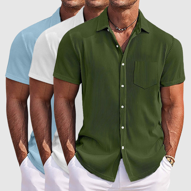 Luvo | Chemise d’Été pour Homme – Élégante, Respirante et Rayée