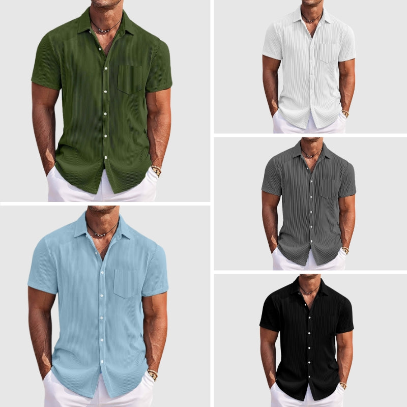 Luvo | Chemise d’Été pour Homme – Élégante, Respirante et Rayée