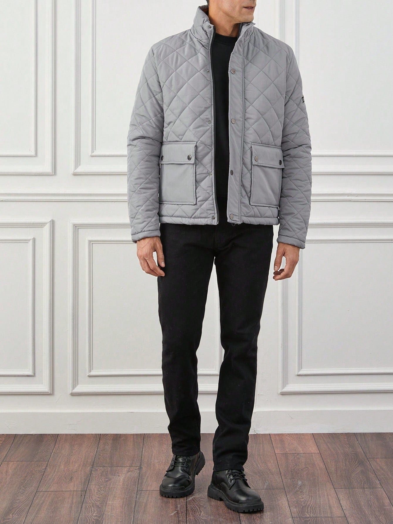 Luvo | Veste d’hiver matelassée pour homme – Manches longues