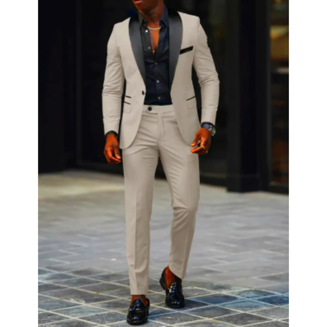 Luvo | Costume Moderne pour Homme – Invité de Mariage Élégant et Intemporel