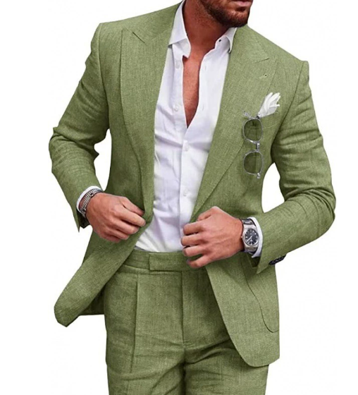 Luvo | Costume d'Été pour Homme – Coupe Slim & Élégant pour Mariage ou Affaires