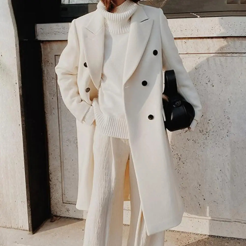 Luvo | Trench-coat croisé pour femme – Col à revers
