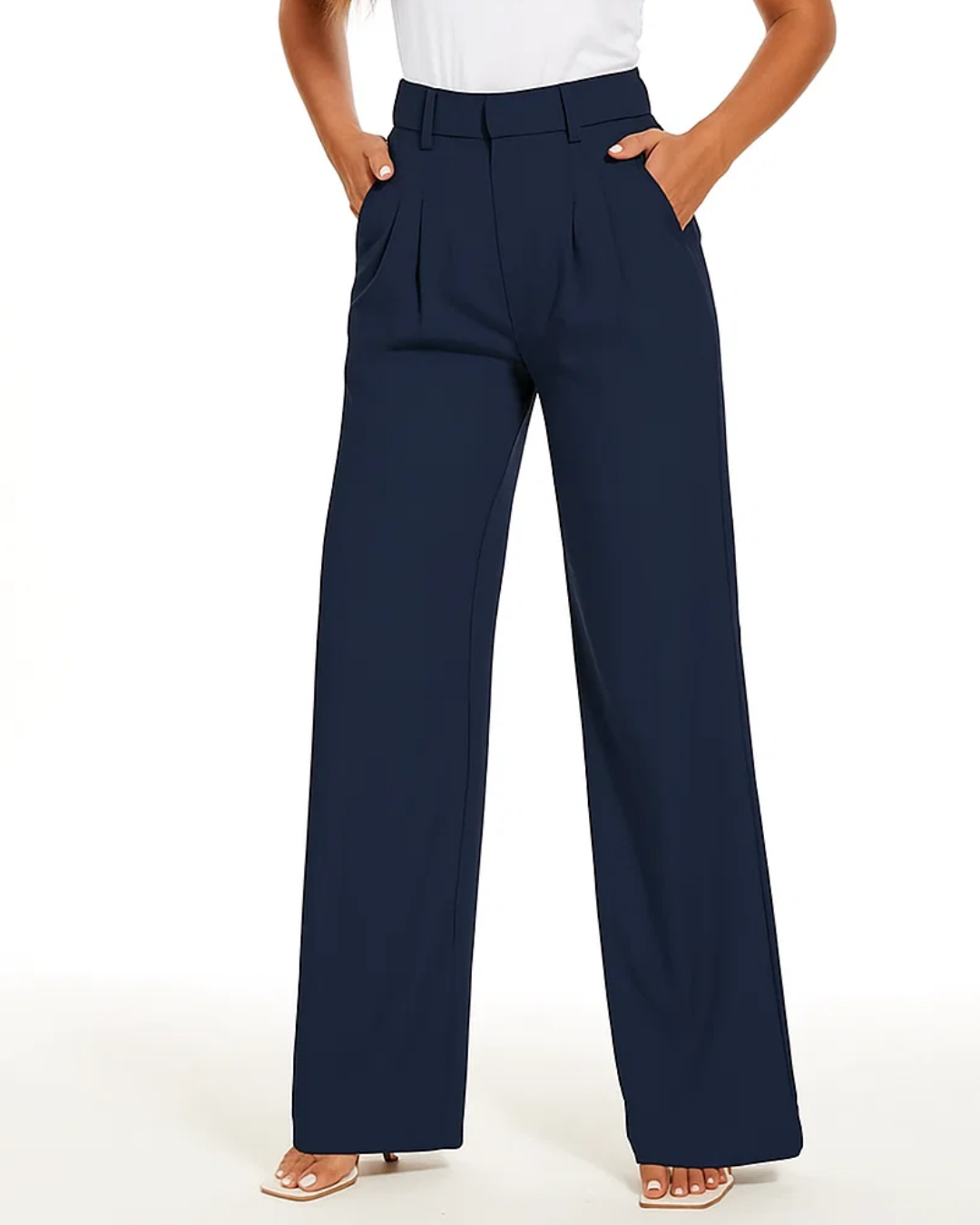 Luvo | Pantalon Large Détendu Taille Haute Pour Femme