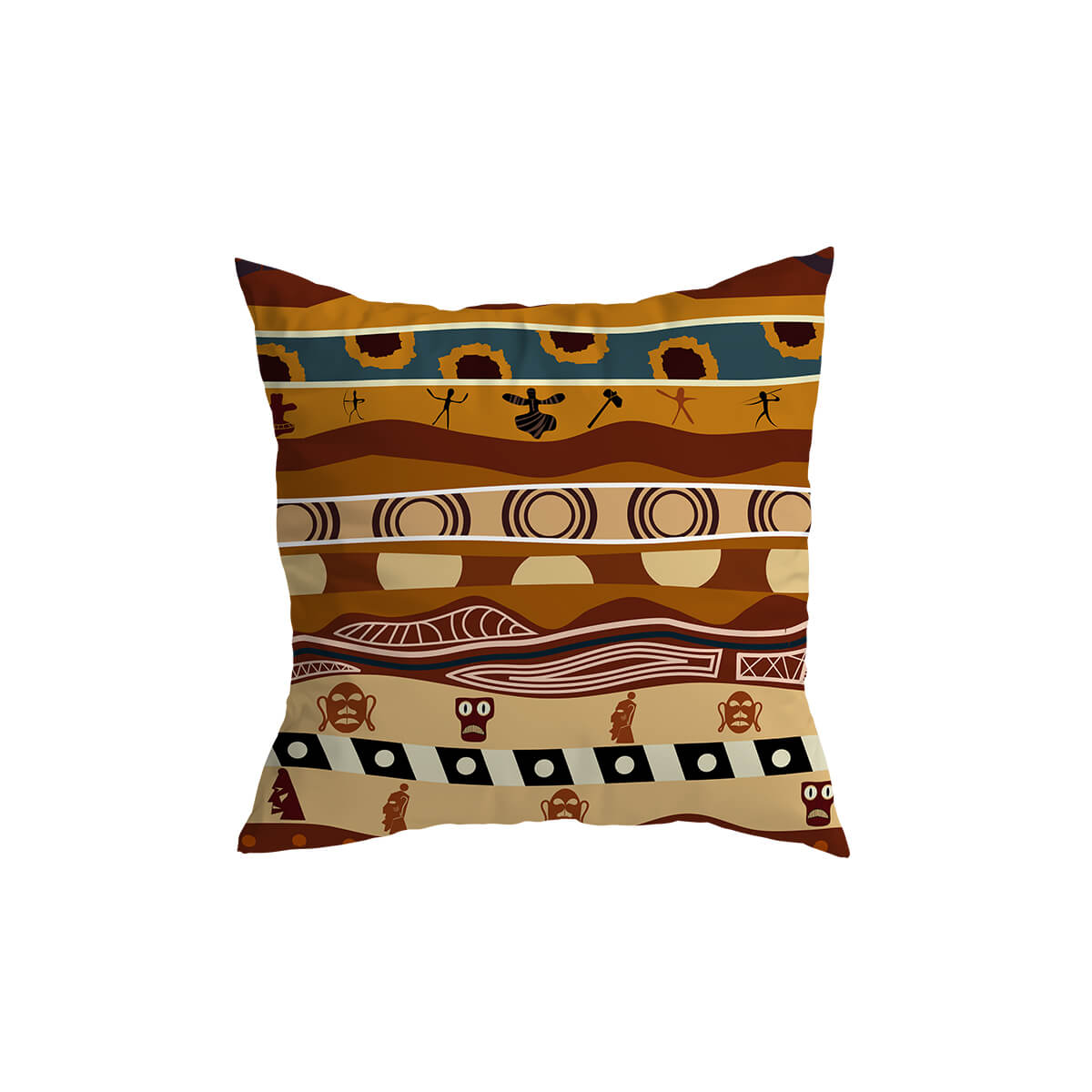 Luvo | Decorative cushion with African pattern – for decoration