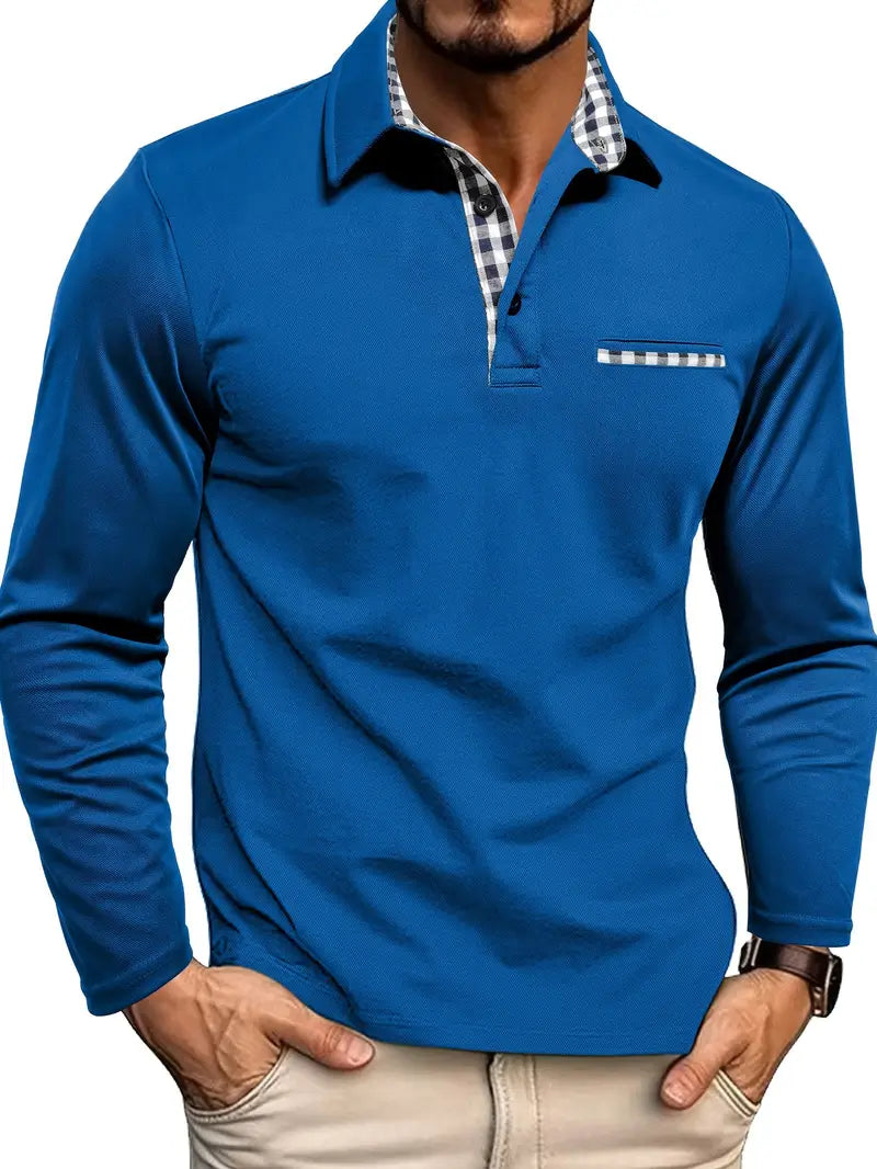 Luvo | Polo Classique d’Été pour Homme à Manches Longues