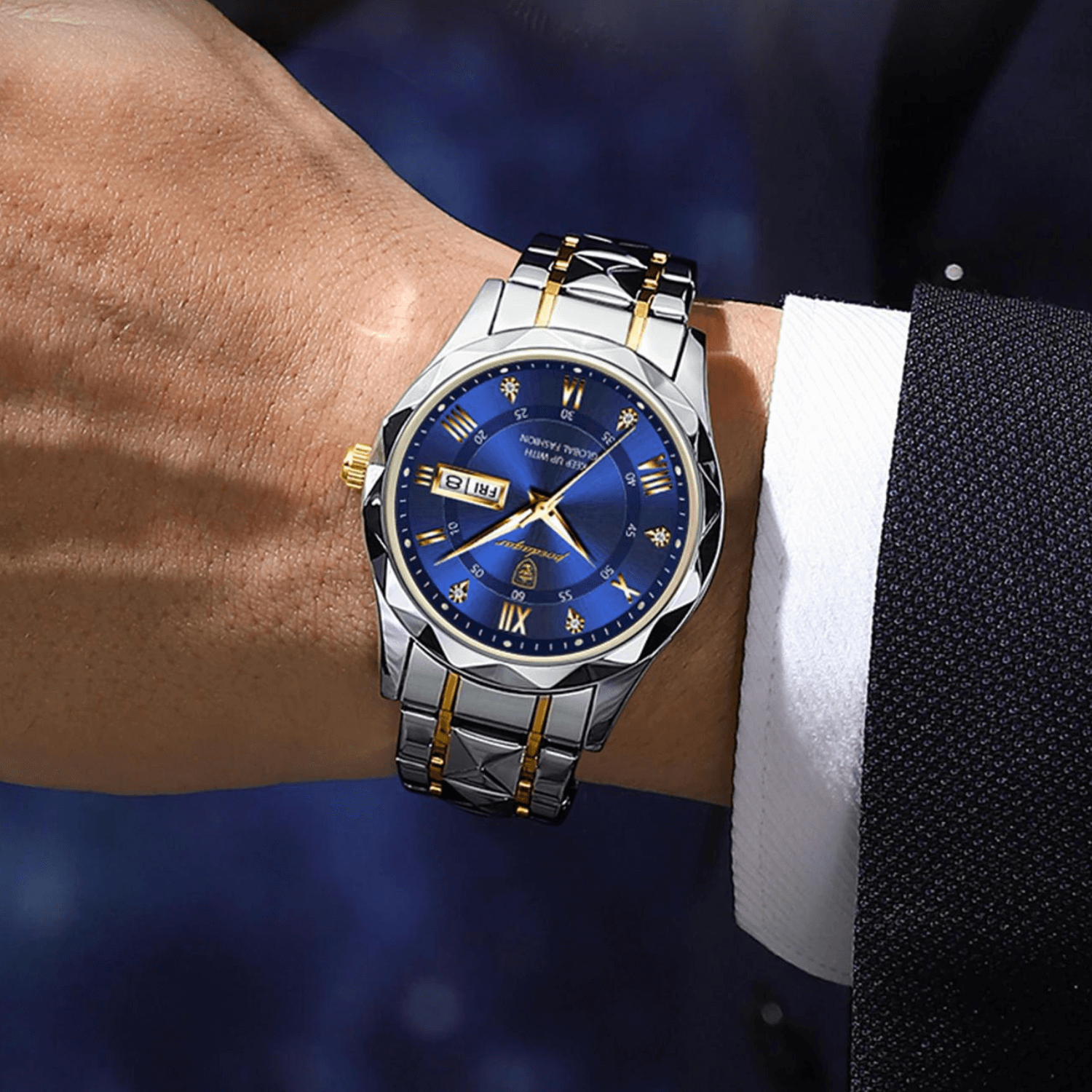 Luvo | Montre Homme Élégante en Acier Inoxydable