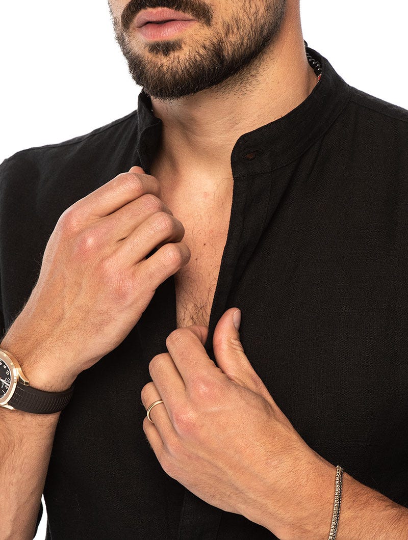 Luvo | Chemise en Lin d'Été pour Homme – Élégante et Fraîche