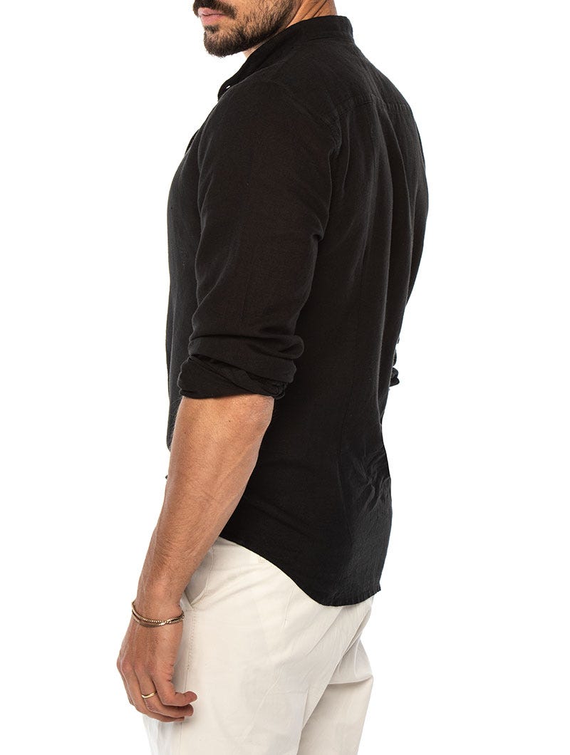 Luvo | Chemise en Lin d'Été pour Homme – Élégante et Fraîche