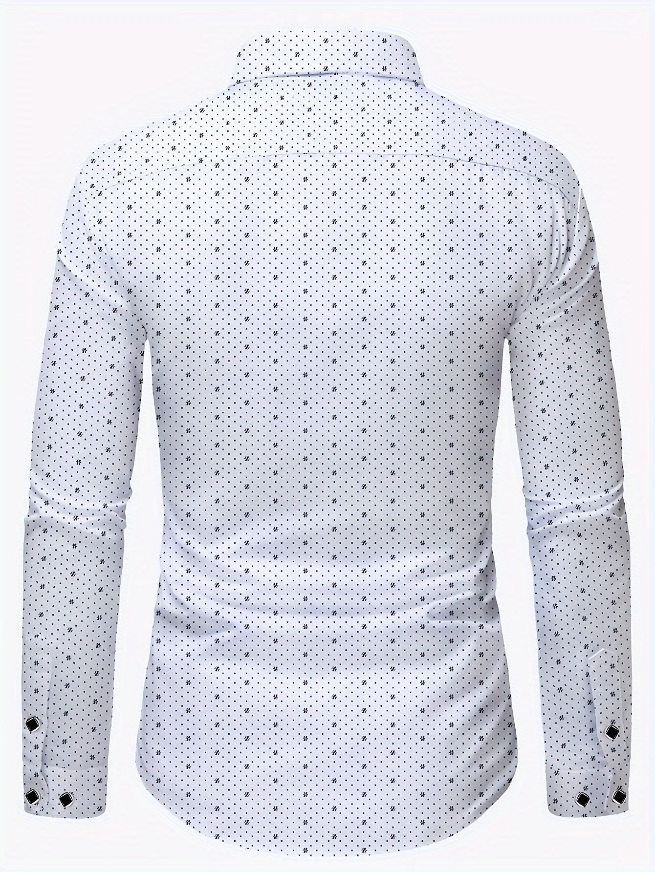Luvo | Chemise Slim Fit pour Homme – Mélange de Coton à Imprimé à Pois