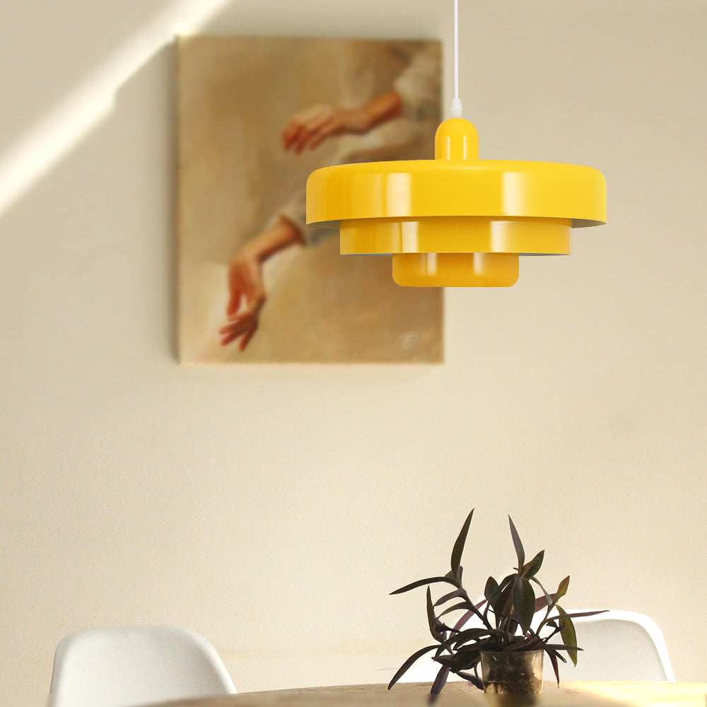 Luvo  Retro Three-Tier Iron Pendant Light