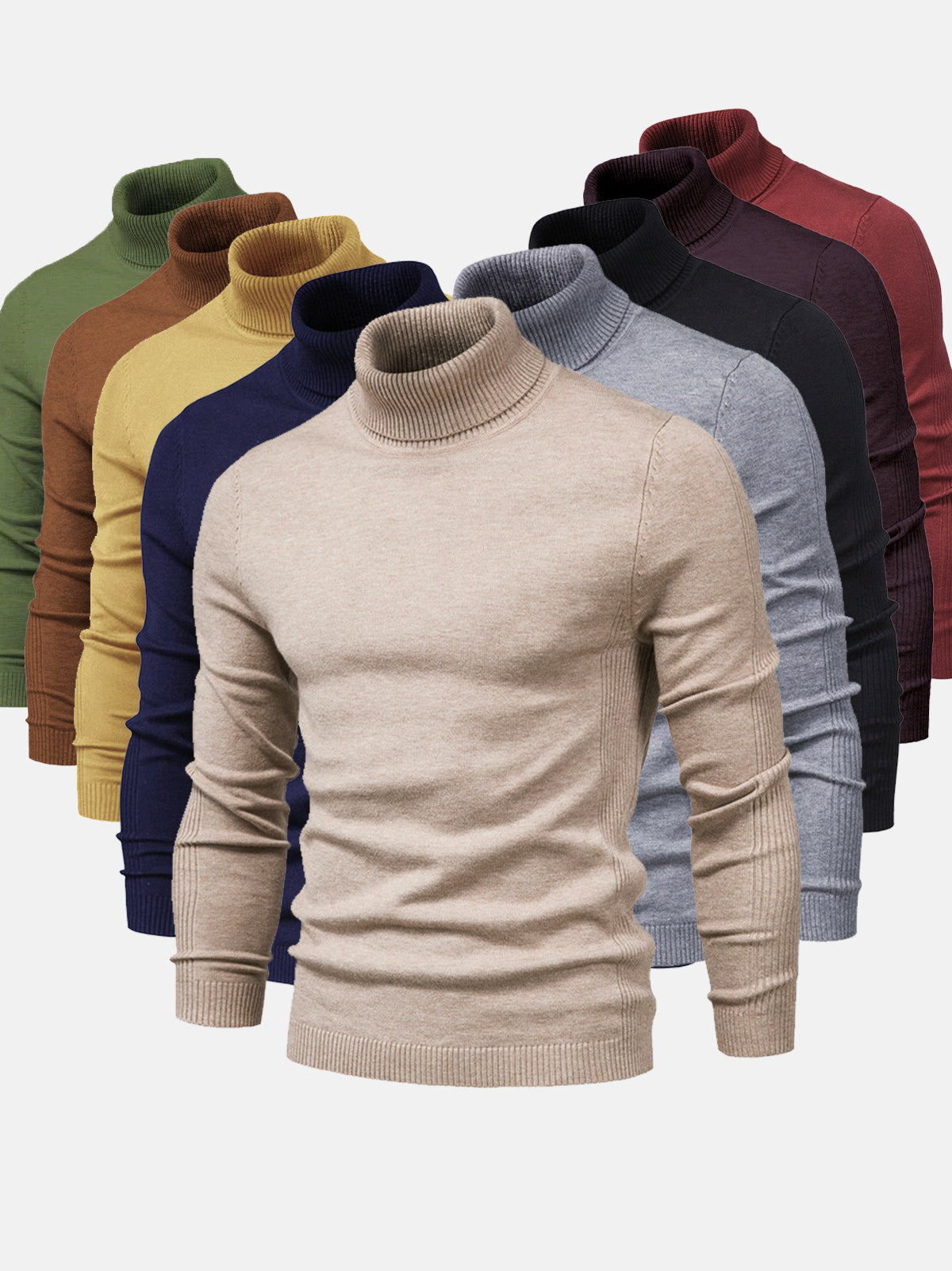 Luvo | Pull à Col Roulé pour Homme – Lavable