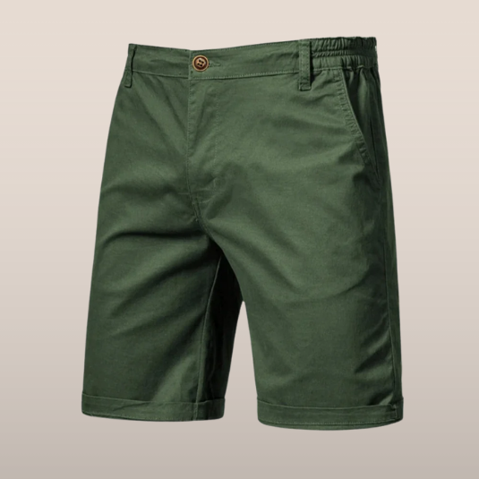Luvo | Chino Short pour Homme – Short Décontracté en Coton avec Taille Élastique