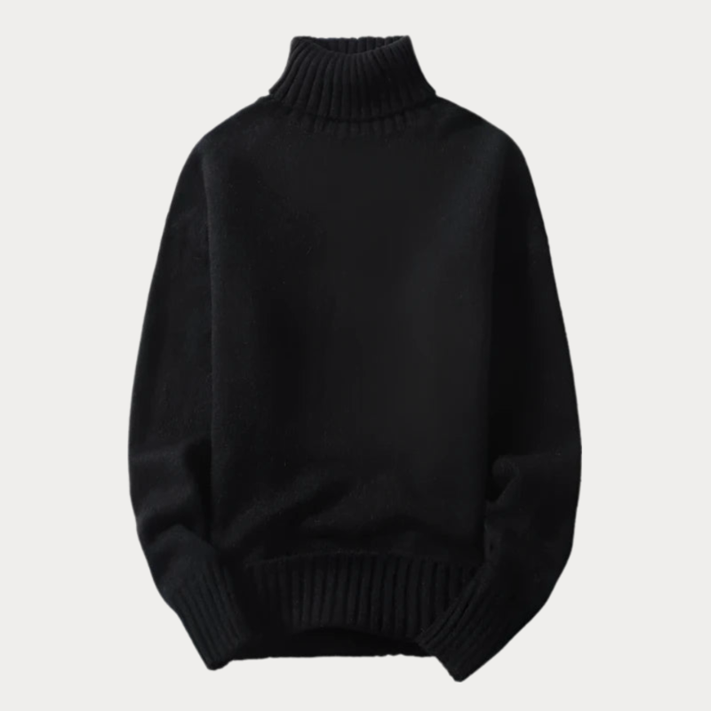 Luvo | pull à col roulé pour homme – Maille Fine à Manches Longues