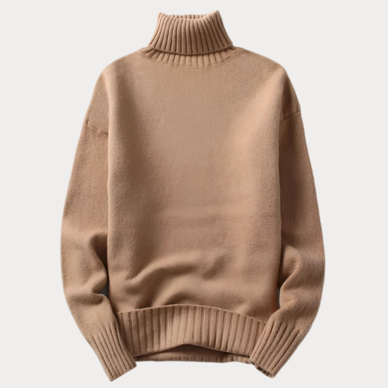 Luvo | pull à col roulé pour homme – Maille Fine à Manches Longues