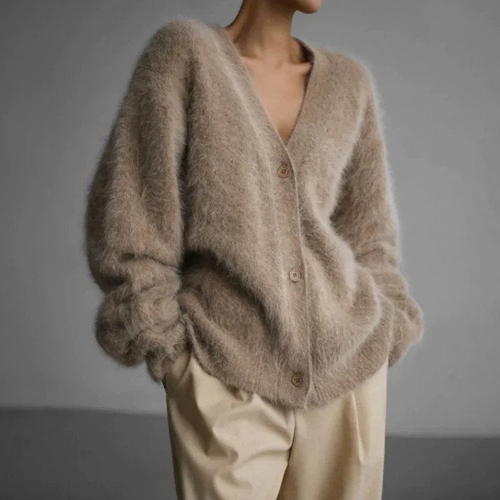 Luvo | Gilet en Maille Confortable pour Femme – Manches Longues