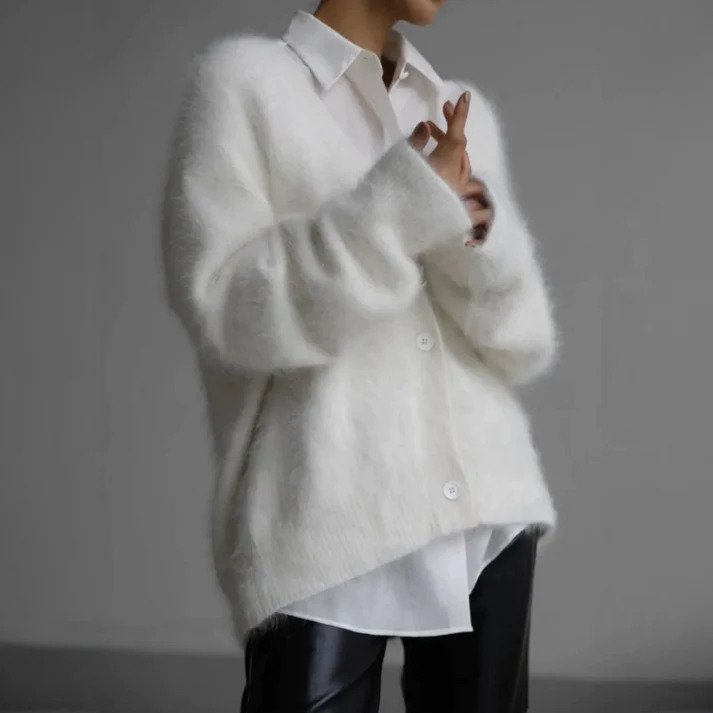 Luvo | Gilet en Maille Confortable pour Femme – Manches Longues