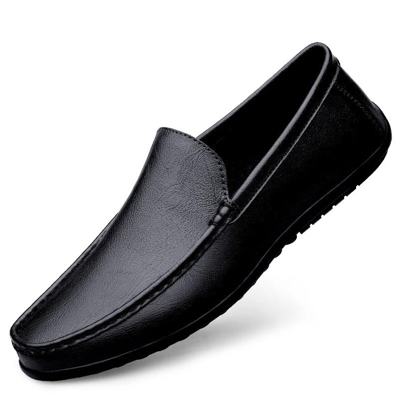 Luvo | Mocassins en Cuir Véritable – Élégance Classique et Confort