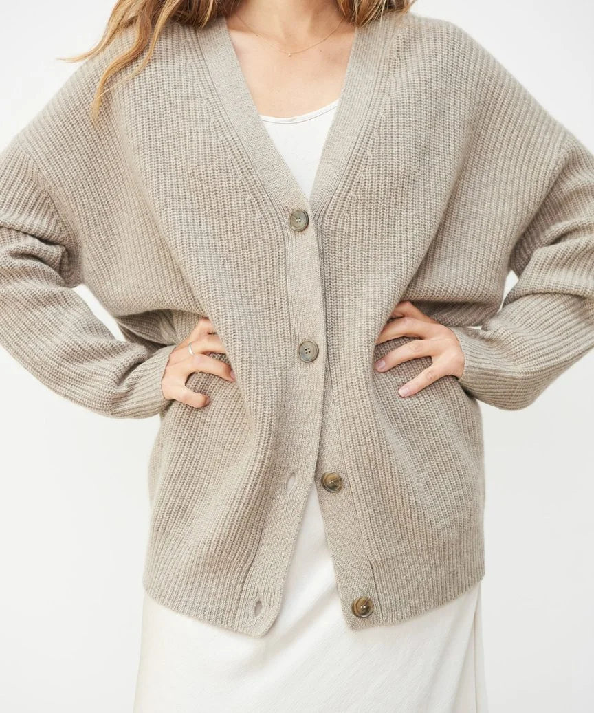 Luvo | Long Cardigan pour Femme – Modèle Ouvert