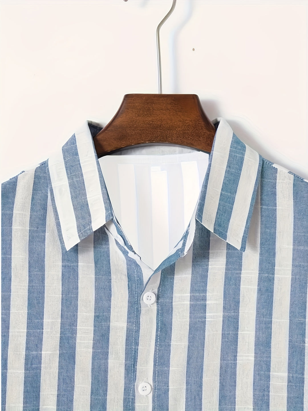 Luvo | Chemise Homme – Rayée, Stretch Confort & Col Revers