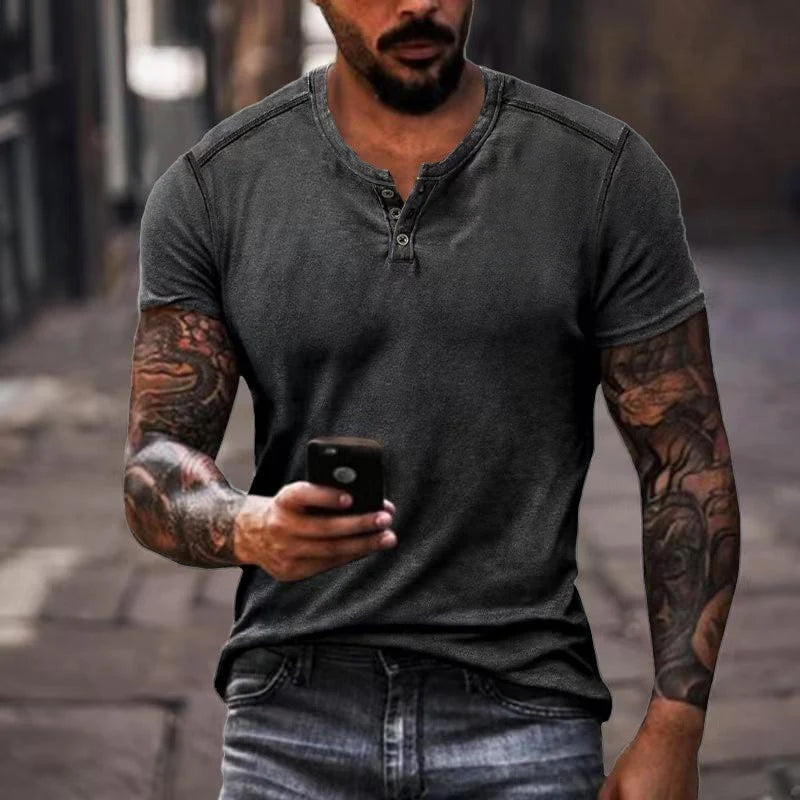 Luvo | T-shirt pour Homme – Décontracté et Confortable à Manches Courtes