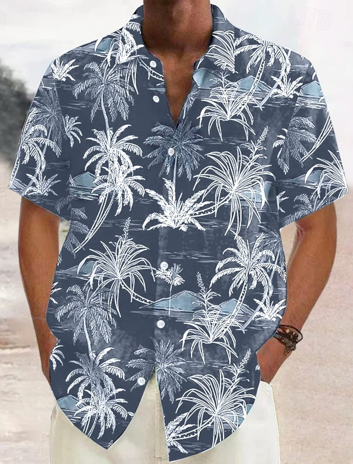 Luvo | Chemise de Plage Hawaïenne en Lin pour Homme