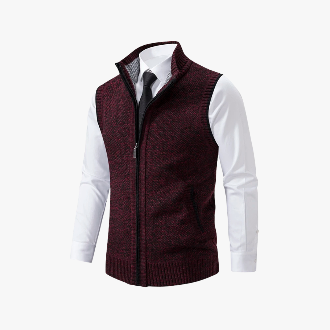 Luvo | Gilet pour Homme avec Fermeture Éclair