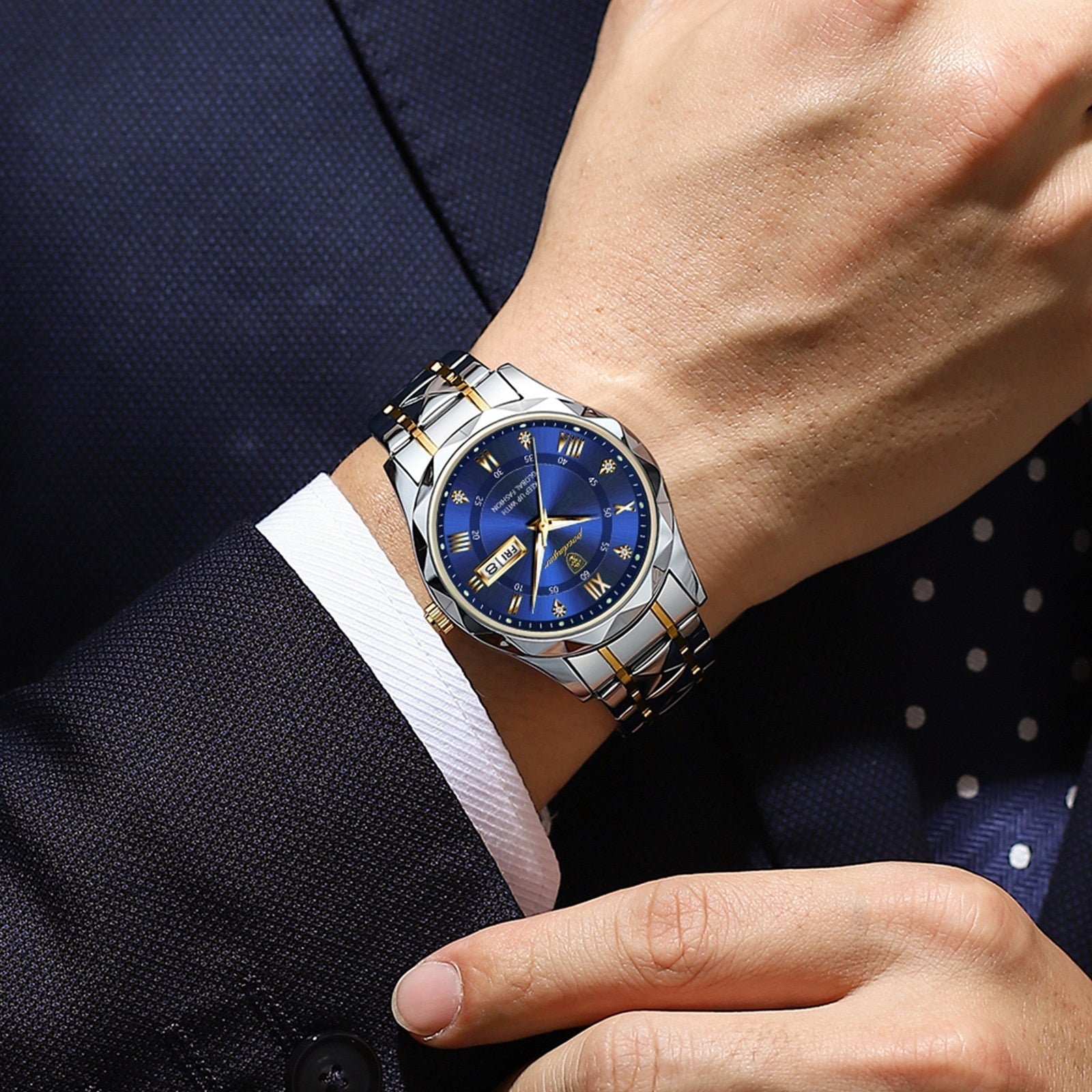 Luvo | Montre Homme Élégante en Acier Inoxydable