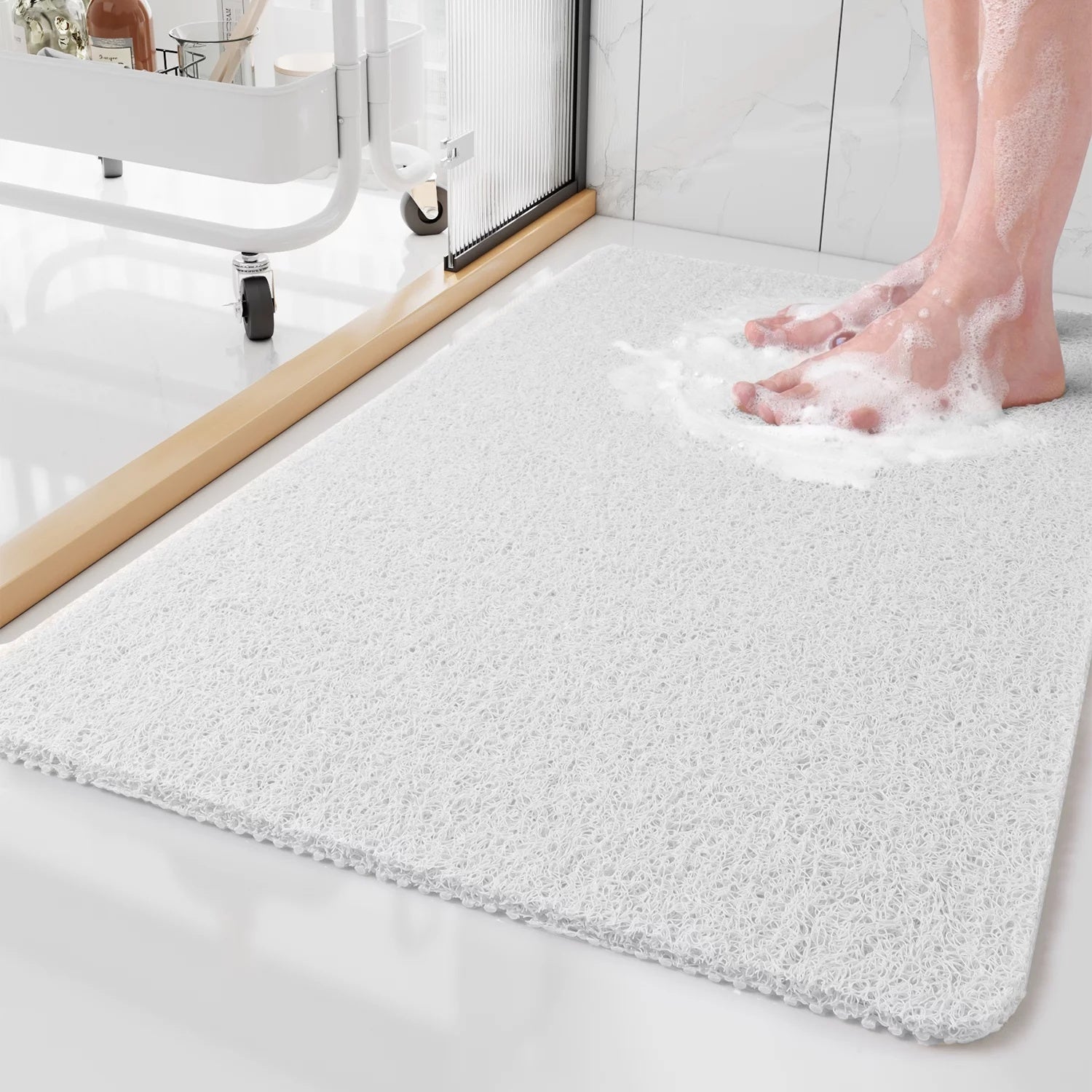 Luvo | Tapis de Douche Antidérapant – Séchage Rapide