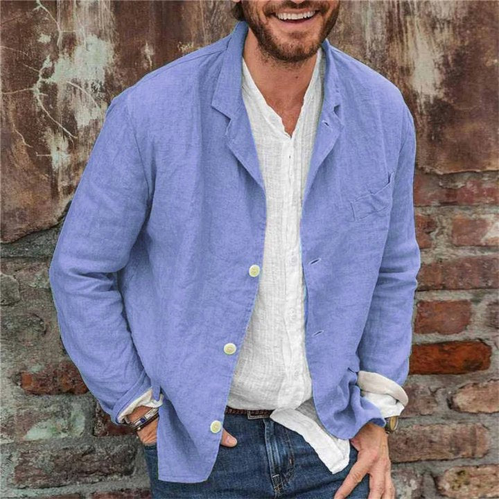 Luvo | Lightweight Linen Jacket – Casual Chic Style for Men