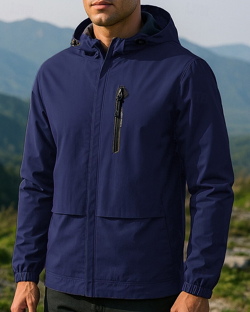 Luvo | Veste d’extérieur pour Homme – Avec Fermeture Éclair et Poches