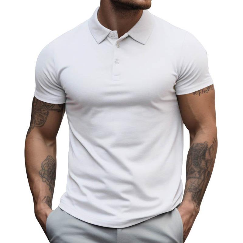 Luvo | Polo Classique Homme – Manches Courtes & Couleurs Unies