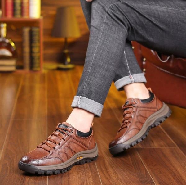 Luvo | Chaussures Orthopédiques en Cuir pour Homme – Confort et Élégance