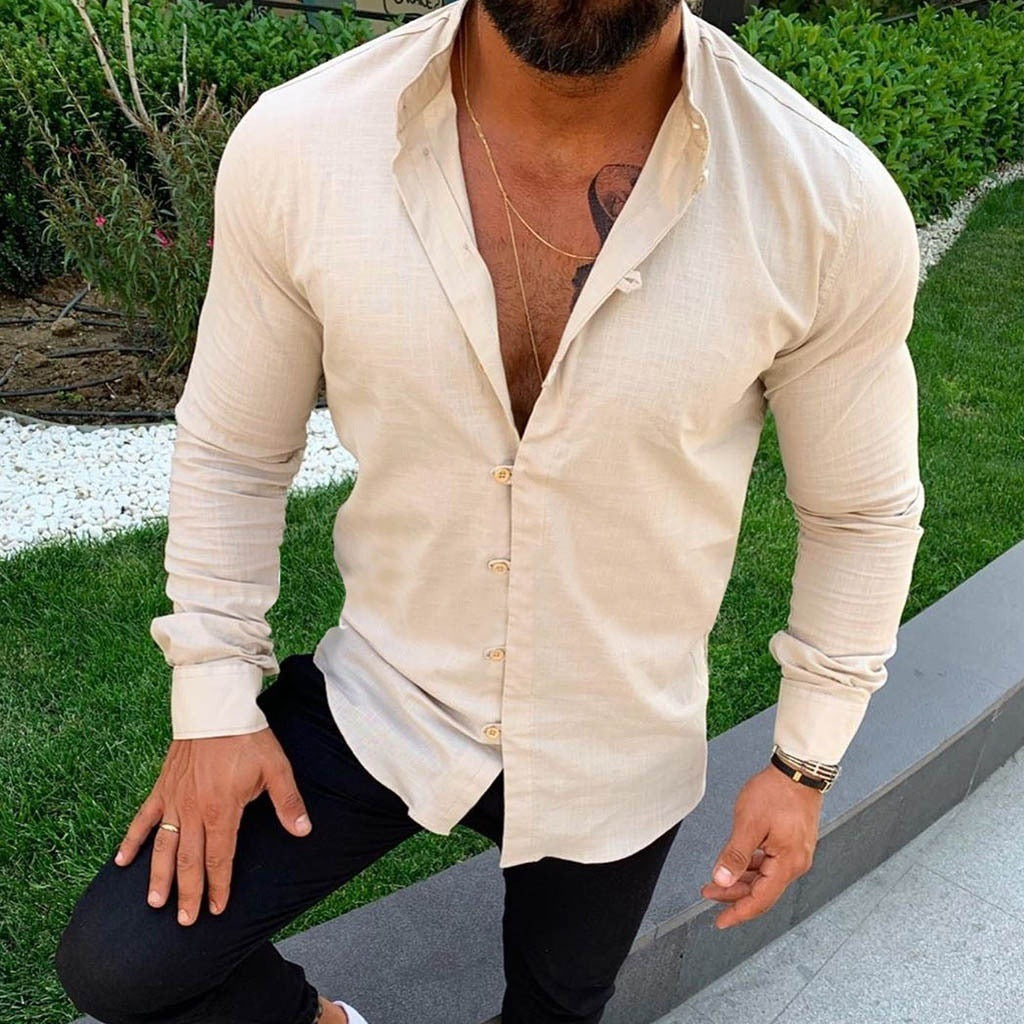 Luvo | Chemise en Lin pour Homme – Légère, Respirante et Élégante