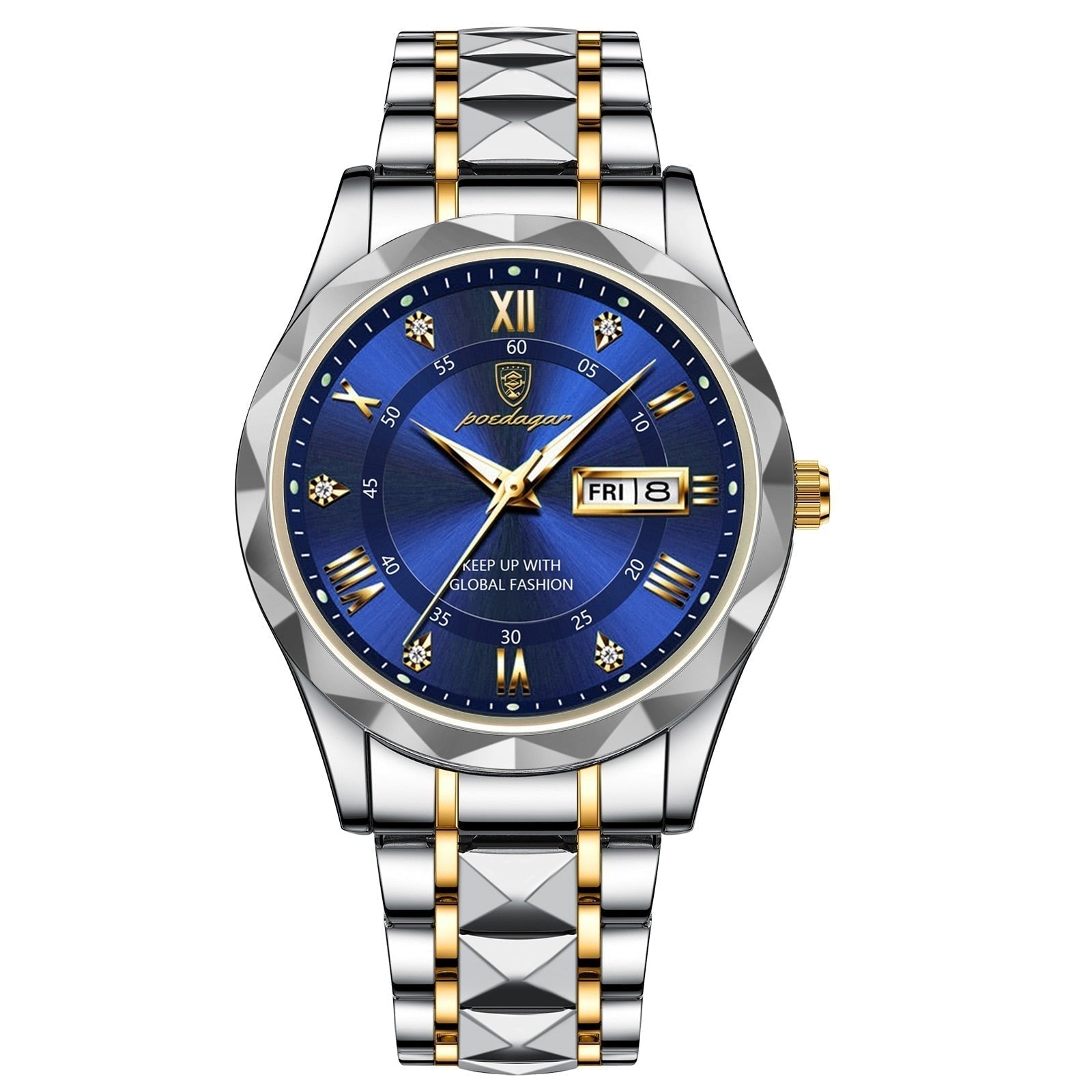 Luvo | Montre Homme Élégante en Acier Inoxydable