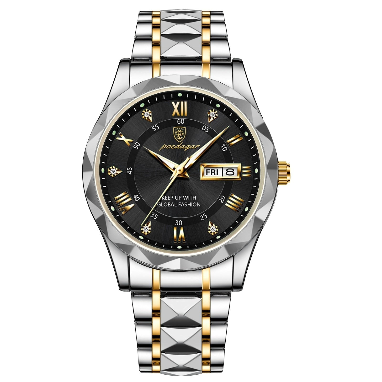 Luvo | Montre Homme Élégante en Acier Inoxydable