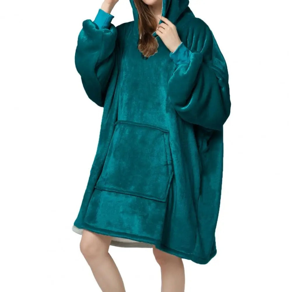 Luvo | Robe Hoodie Oversize avec Poche Frontale