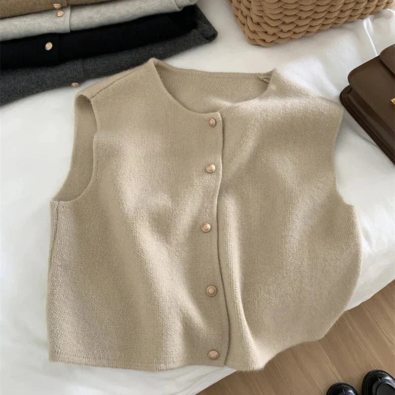Luvo | Gilet Élégant pour Femme – Court