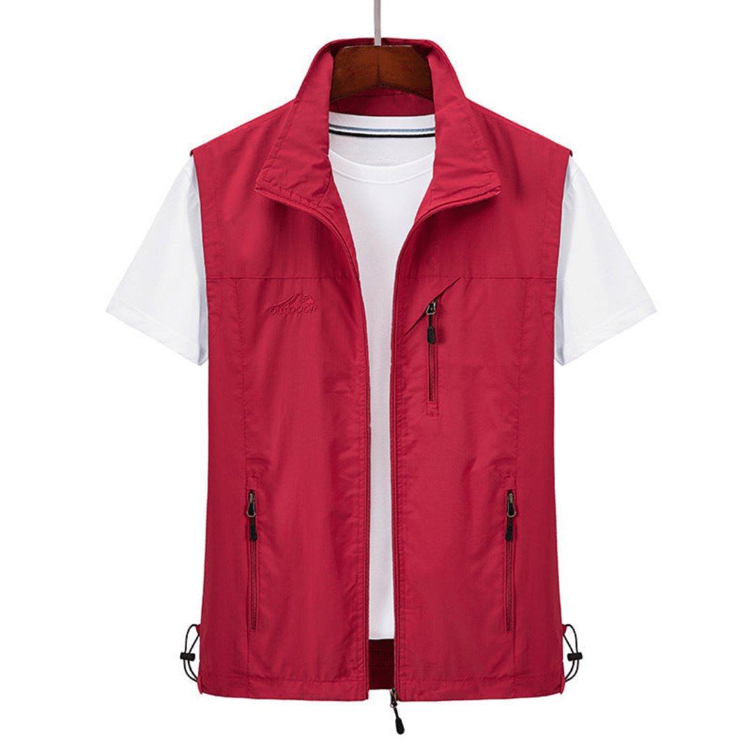 Luvo | Gilet Élégant pour Homme avec Col Montant