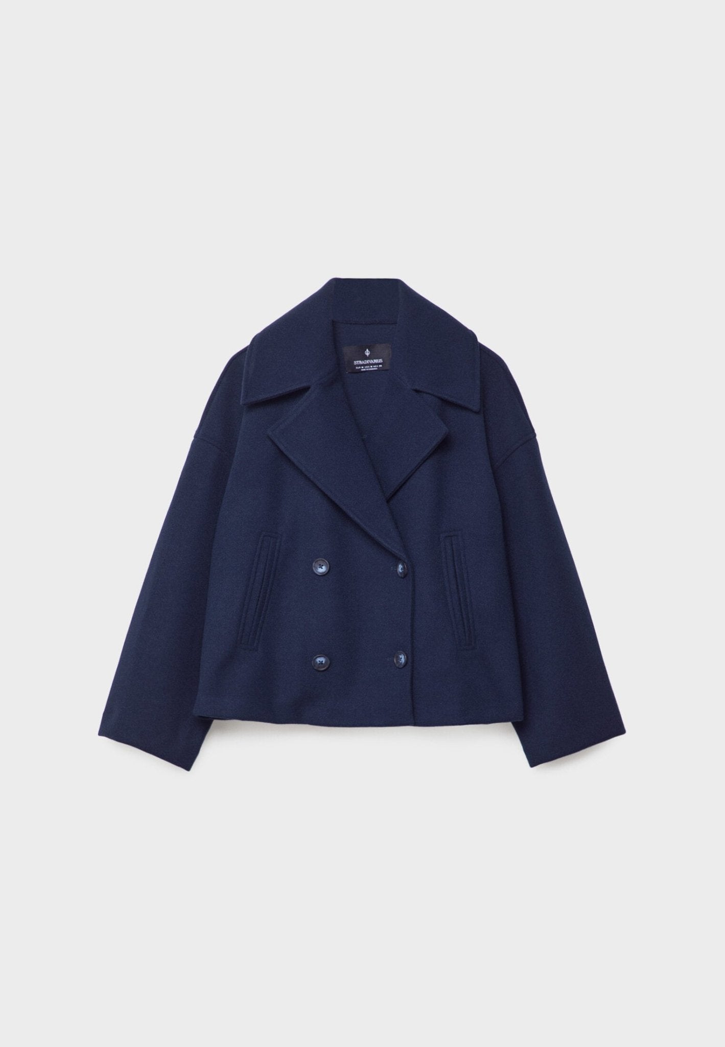 Luvo | Veste Courte pour Femme – Modèle Croisé à Double Boutonnage